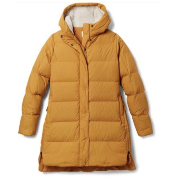 REI Jackets & Blazers - REI Norseland 2.0 Womens Down Insulated Parka Coat Rustic Gold XS NWT